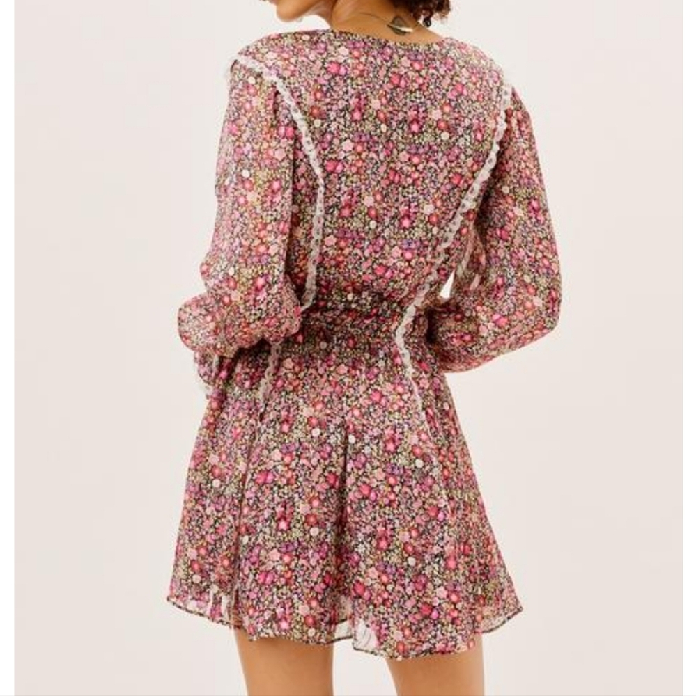For love and lemons - grace mini dress in cream - Picture 2 of 4